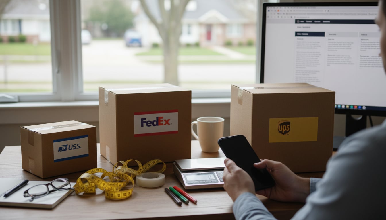 Compare Shipping Rates USPS, UPS and FedEx (2026 Guide)