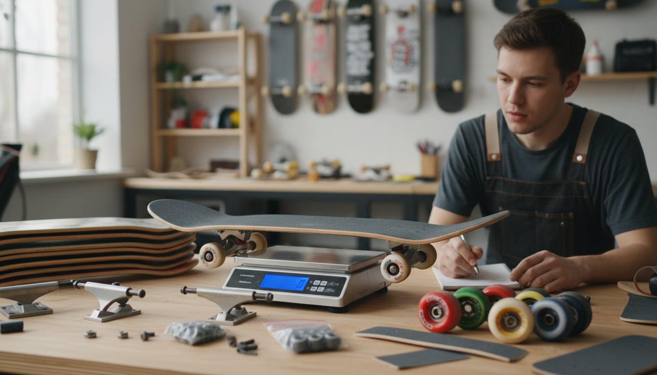 Average Weight of a Skateboard: 2026 Sizes & Parts